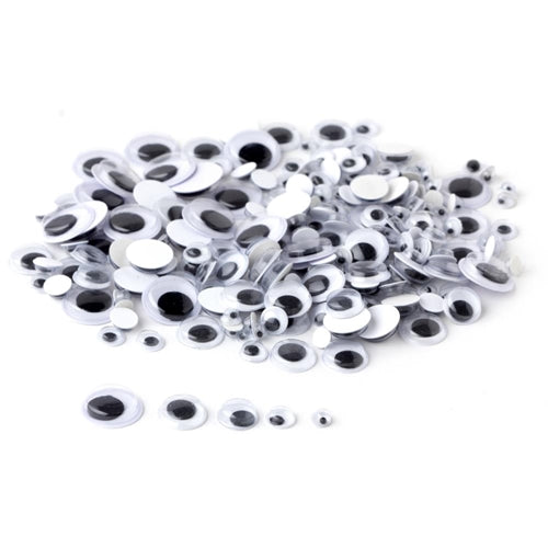 Simon Says Stamp! Cousin PASTE ON WIGGLY EYES 200 Count Assorted 40000925