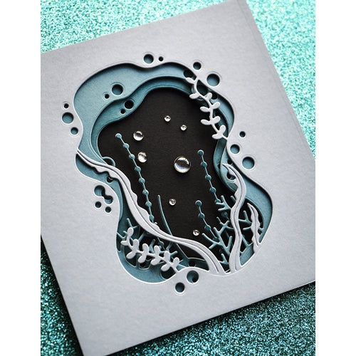 Simon Says Stamp! Memory Box KELP COLLAGE Craft Dies 94561