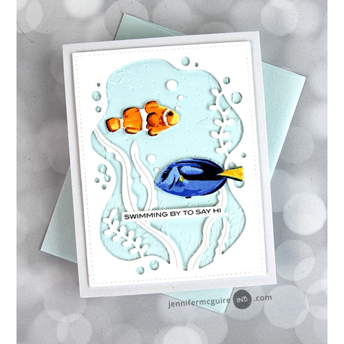 Simon Says Stamp! Memory Box KELP COLLAGE Craft Dies 94561