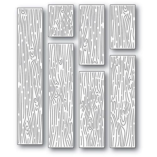 Simon Says Stamp! Memory Box WOOD GRAIN PLANKS Craft Dies 94565