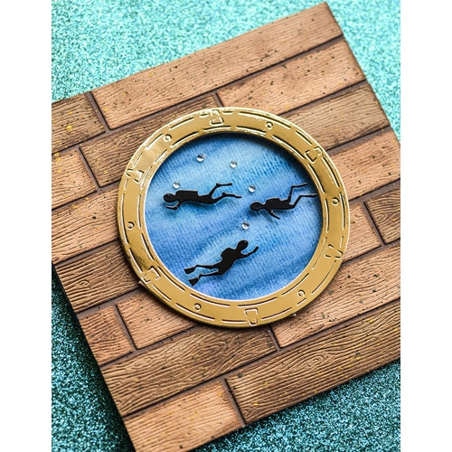 Simon Says Stamp! Memory Box WOOD GRAIN PLANKS Craft Dies 94565
