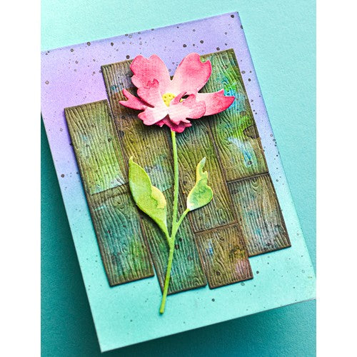 Simon Says Stamp! Memory Box WOOD GRAIN PLANKS Craft Dies 94565