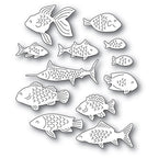 Simon Says Stamp! Memory Box SCHOOL OF FISH Craft Dies 94570