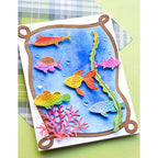 Simon Says Stamp! Memory Box SCHOOL OF FISH Craft Dies 94570