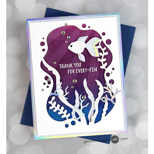 Simon Says Stamp! Memory Box SCHOOL OF FISH Craft Dies 94570
