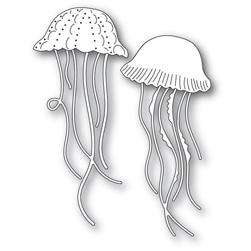 Simon Says Stamp! Memory Box GRACEFUL JELLYFISH Craft Dies 94574