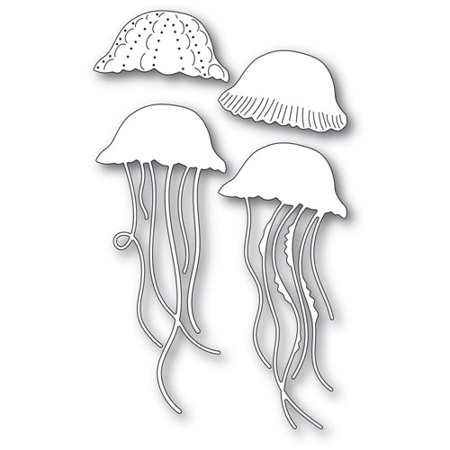 Simon Says Stamp! Memory Box GRACEFUL JELLYFISH Craft Dies 94574