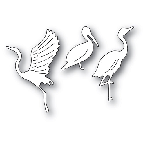 Simon Says Stamp! Memory Box GRACEFUL OCEAN BIRDS Craft Dies 94576