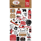 Simon Says Stamp! Echo Park LET'S GO ANYWHERE Puffy Stickers lga242066*
