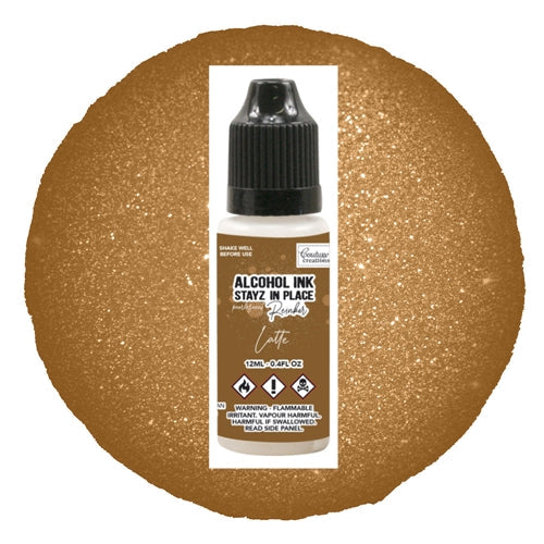 Simon Says Stamp! Couture Creations LATTE Pearlescent Alcohol Ink Pad Reinker co728210
