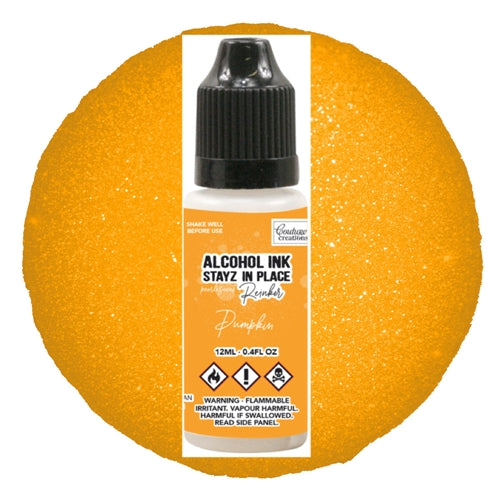 Simon Says Stamp! Couture Creations PUMPKIN Pearlescent Alcohol Ink Pad Reinker co728215