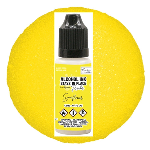 Simon Says Stamp! Couture Creations SUNFLOWER Pearlescent Alcohol Ink Pad Reinker co728217