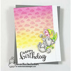 Simon Says Stamp! Newton's Nook Designs PETITE CLOUDS Stencil NN2104T01*