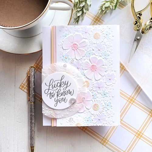 Simon Says Stamp! Simon Says Stamp Embossing Folder FLORAL CENTERPIECE sf224