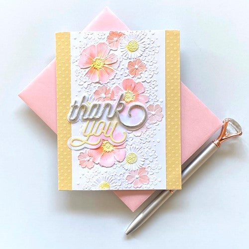 Simon Says Stamp! Simon Says Stamp Embossing Folder FLORAL CENTERPIECE sf224