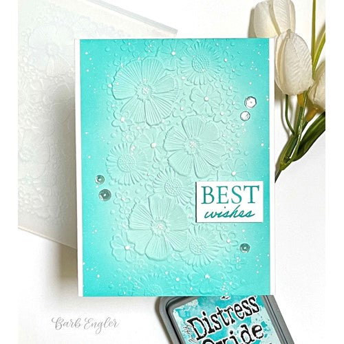 Simon Says Stamp! Simon Says Stamp Embossing Folder FLORAL CENTERPIECE sf224