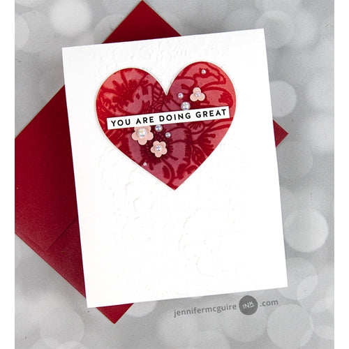 Simon Says Stamp! Simon Says Stamp Embossing Folder FLORAL CENTERPIECE sf224