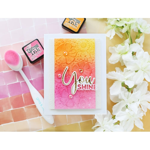 Simon Says Stamp! Simon Says Stamp Embossing Folder FLORAL CENTERPIECE sf224