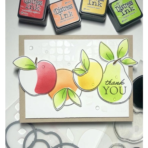 Simon Says Stamp! Simon Says Stamp Stencil ORGANIC FRUITS ssst121541 *
