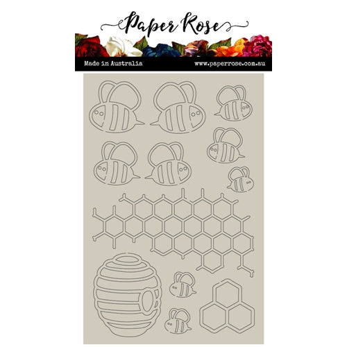 Simon Says Stamp! Paper Rose BEE HIVE Chipboard 22012*