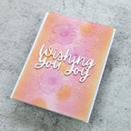 Simon Says Stamp! Simon Says Stamp WISHING YOU JOY Wafer Dies sssd112369
