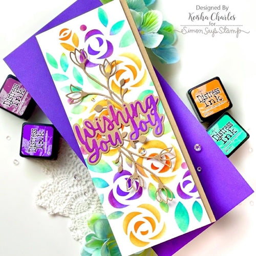 Simon Says Stamp! Simon Says Stamp WISHING YOU JOY Wafer Dies sssd112369