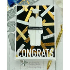 Simon Says Stamp! Simon Says Stamp CONGRATS ON A LINE Wafer Dies sssd112356 | color-code:ALT00