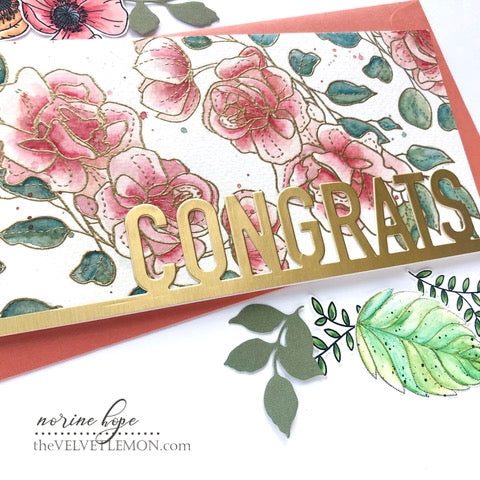 Simon Says Stamp! Simon Says Stamp CONGRATS ON A LINE Wafer Dies sssd112356 | color-code:ALT5