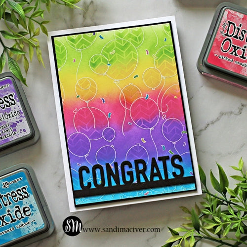 Simon Says Stamp! Simon Says Stamp CONGRATS ON A LINE Wafer Dies sssd112356 | color-code:ALT6