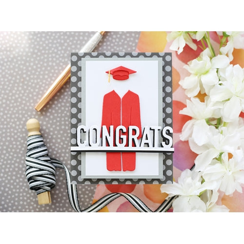 Simon Says Stamp! Simon Says Stamp CONGRATS ON A LINE Wafer Dies sssd112356 | color-code:ALT7