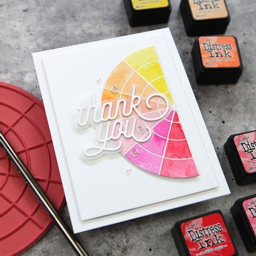 Simon Says Stamp! CZ Design Wafer Dies SWOOPY THANK YOU czd136 | color-code:ALT0