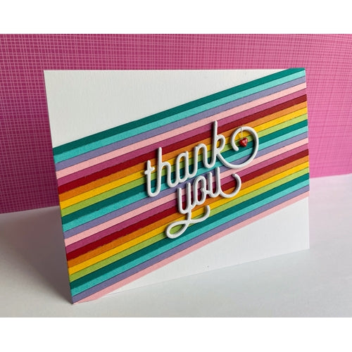 Simon Says Stamp! CZ Design Wafer Dies SWOOPY THANK YOU czd136 | color-code:ALT5