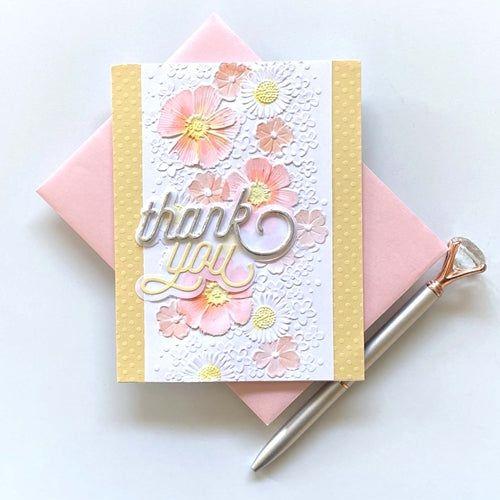 Simon Says Stamp! CZ Design Wafer Dies SWOOPY THANK YOU czd136