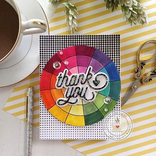 Simon Says Stamp! CZ Design Wafer Dies SWOOPY THANK YOU czd136 | color-code:ALT7