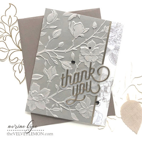 Simon Says Stamp! CZ Design Wafer Dies SWOOPY THANK YOU czd136 | color-code:ALT93