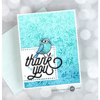 Simon Says Stamp! CZ Design Wafer Dies SWOOPY THANK YOU czd136 | color-code:ALT94