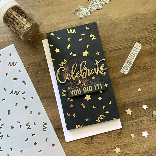 Simon Says Stamp! CZ Design Clear Stamps VIRTUAL GRAD cz369c *