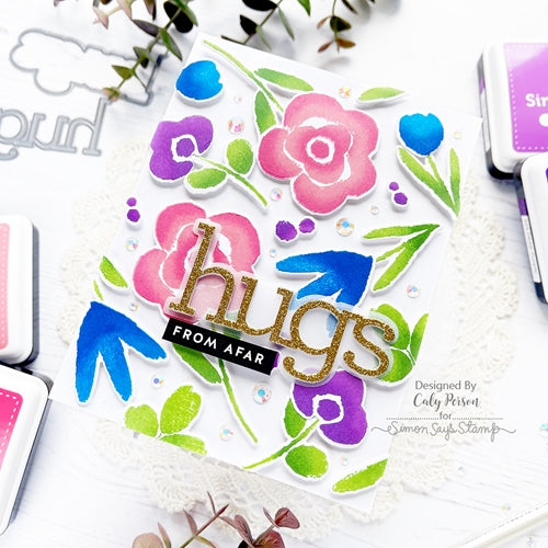 Simon Says Stamp! Simon Says Clear Stamps PAINTED FLOWERS sss302300c * | color-code:ALT00