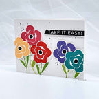 Simon Says Stamp! Simon Says Clear Stamps PAINTED FLOWERS sss302300c *