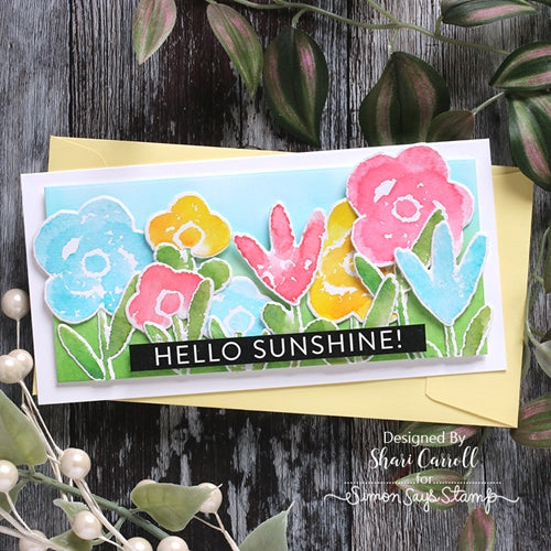 Simon Says Stamp! Simon Says Clear Stamps PAINTED FLOWERS sss302300c * | color-code:ALT4