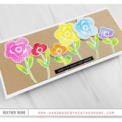 Simon Says Stamp! Simon Says Clear Stamps PAINTED FLOWERS sss302300c * | color-code:ALT5