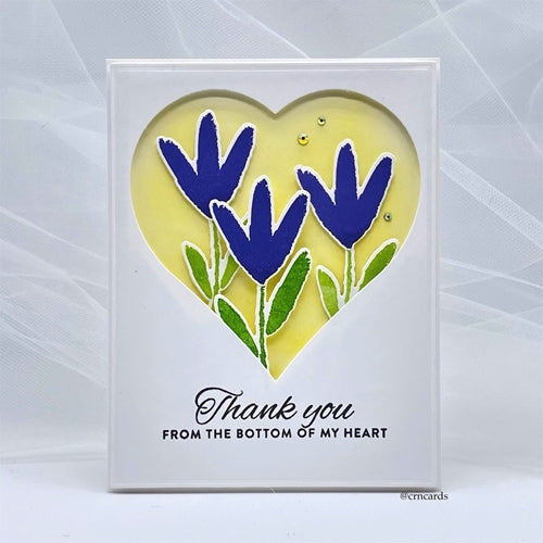 Simon Says Stamp! Simon Says Clear Stamps PAINTED FLOWERS sss302300c *