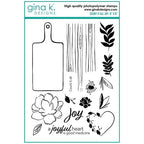 Simon Says Stamp! Gina K Designs COUNT IT ALL JOY Clear Stamps lh17*