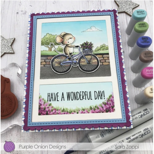 Simon Says Stamp! Purple Onion Designs COUNTRYSIDE Cling Stamp pod1220