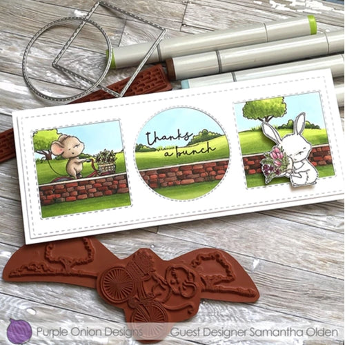 Simon Says Stamp! Purple Onion Designs COUNTRYSIDE Cling Stamp pod1220