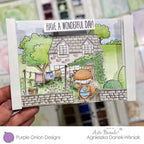 Simon Says Stamp! Purple Onion Designs JANE Cling Stamp pod1228*