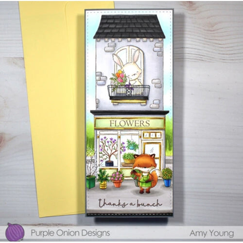 Simon Says Stamp! Purple Onion Designs JANE Cling Stamp pod1228*