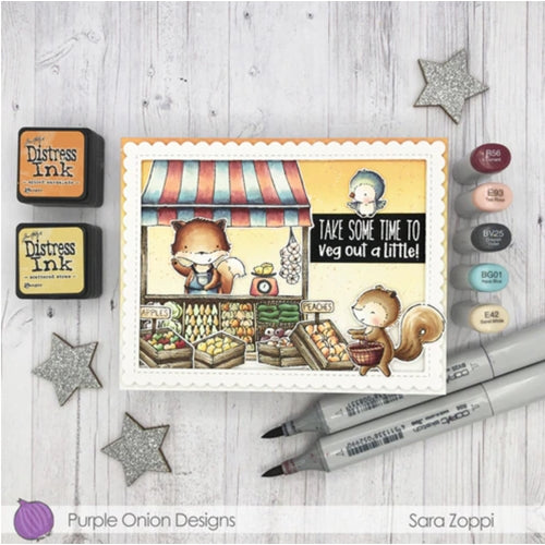 Simon Says Stamp! Purple Onion Designs JANE Cling Stamp pod1228*