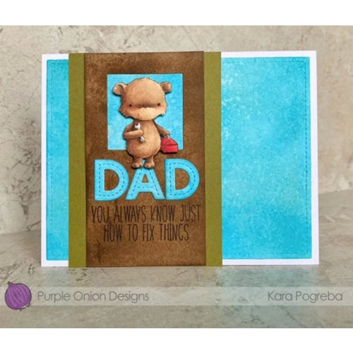 Simon Says Stamp! Purple Onion Designs MILTON Cling Stamp pod1226*