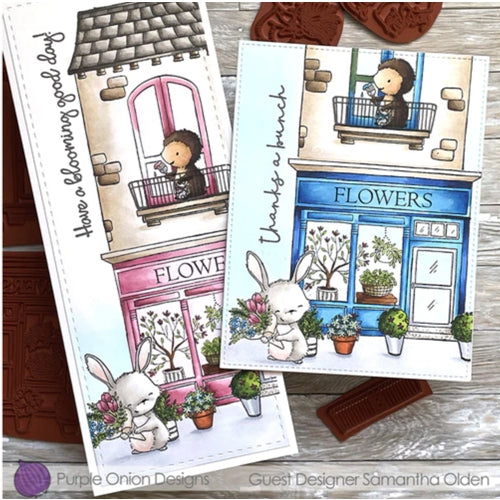 Simon Says Stamp! Purple Onion Designs ROOM WITH A VIEW Cling Stamp pod1214